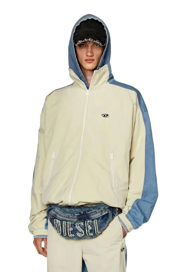 Men JBright Bluewhite Diesel Outerwear And Jackets Men JBright Bluewhite Diesel Outerwear And Jackets