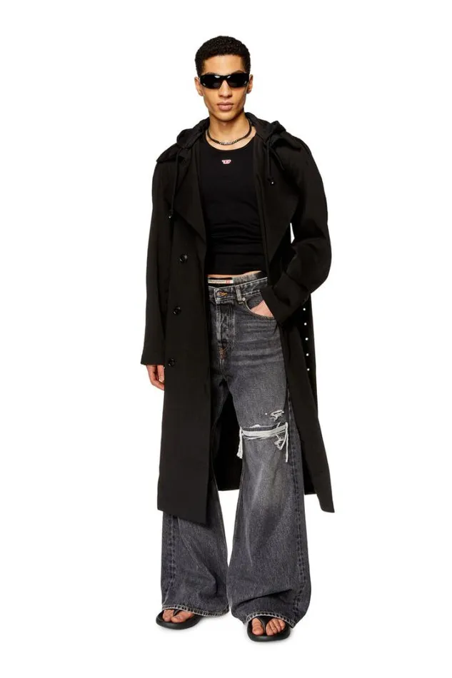 Men JMatthew Black Diesel Outerwear And Jackets Men JMatthew Black Diesel Outerwear And Jackets
