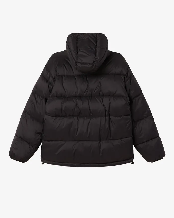 Men JACKETS OBEY Clothing STRATUS PUFFER Black