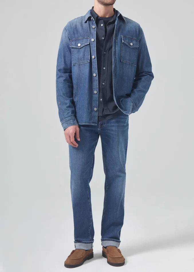 Men Jeans Citizens Of Humanity Elijah Straight Archive In Atlantic