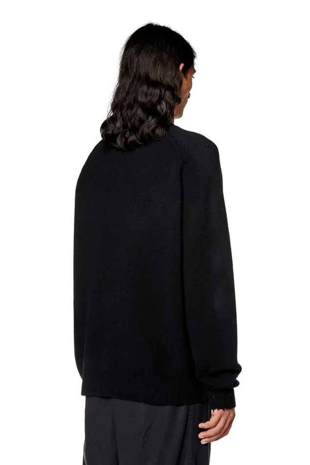 Men KSariaB Black Diesel Knitwear Men KSariaB Black Diesel Knitwear