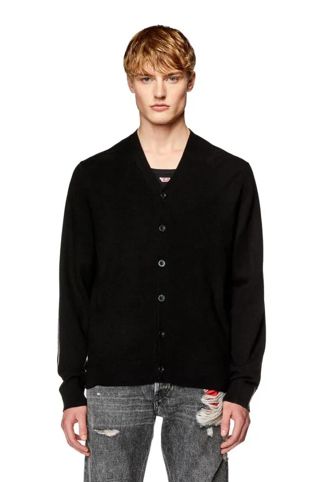 Men KZante Black Diesel Knitwear Men KZante Black Diesel Knitwear