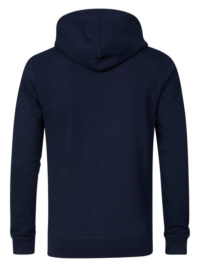 Men Knits and Sweats Petrol Industries Essential Zip Hoodie Midnight Navy