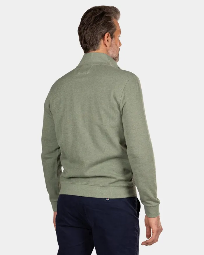 Men Knitwear NZA New Zealand Auckland Light Green Cardigan 8211 Sage