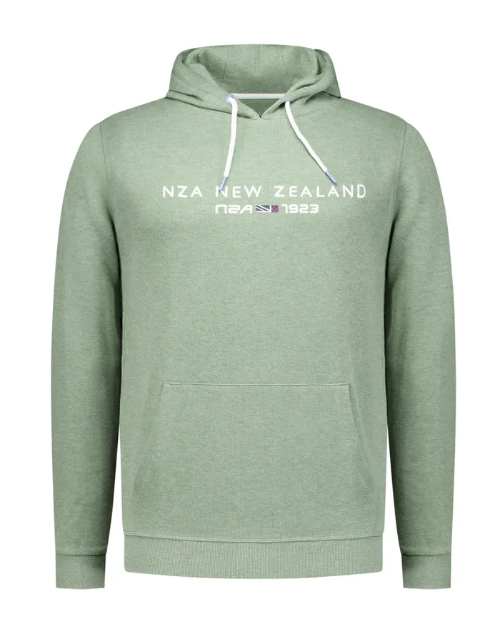 Men Knitwear NZA New Zealand Auckland Light Green Hoodie 8211 Sage