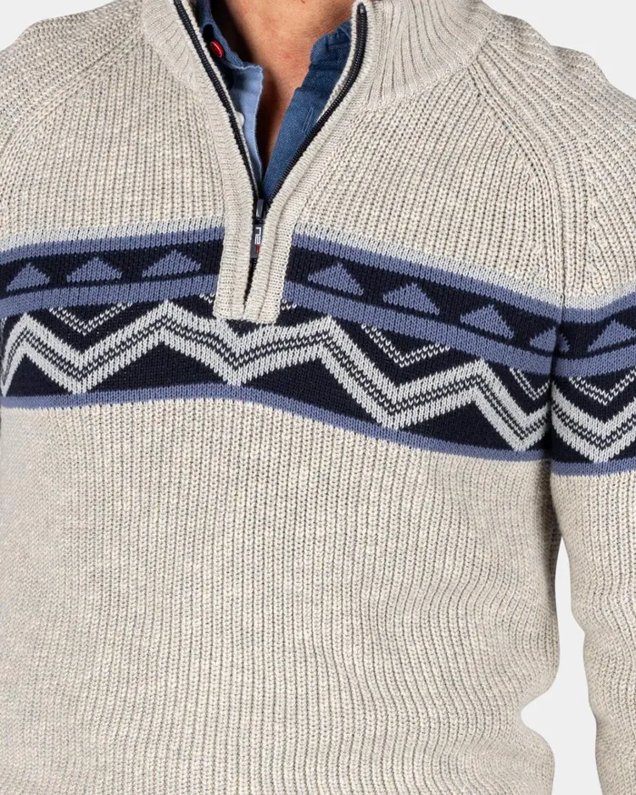Men Knitwear NZA New Zealand Auckland SandColored Knitted Cotton Pullover 8211 Shimmering Sand Men Knitwear NZA New Zealand Auckland SandColored Knitted Cotton Pullover 8211 Shimmering Sand