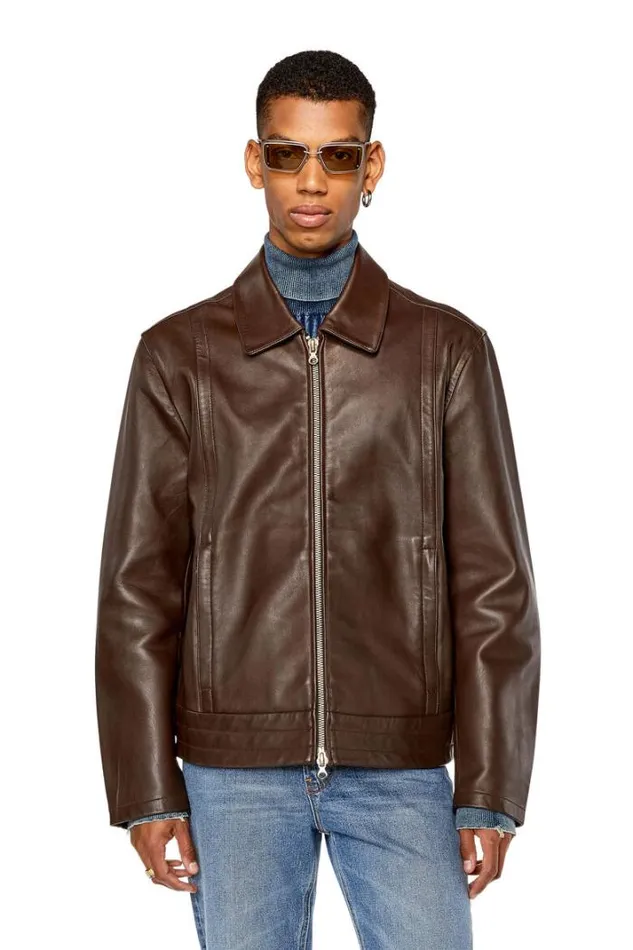 Men LHudson Brown Diesel Outerwear And Jackets