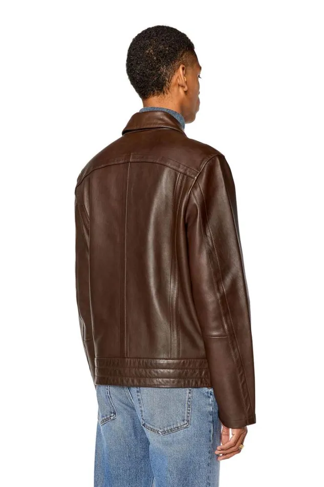 Men LHudson Brown Diesel Outerwear And Jackets