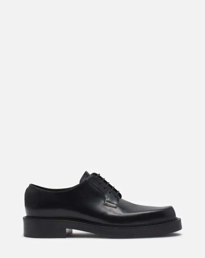 Men Lanvin Loafers and Derbies Banjo Leather Richelieu Black