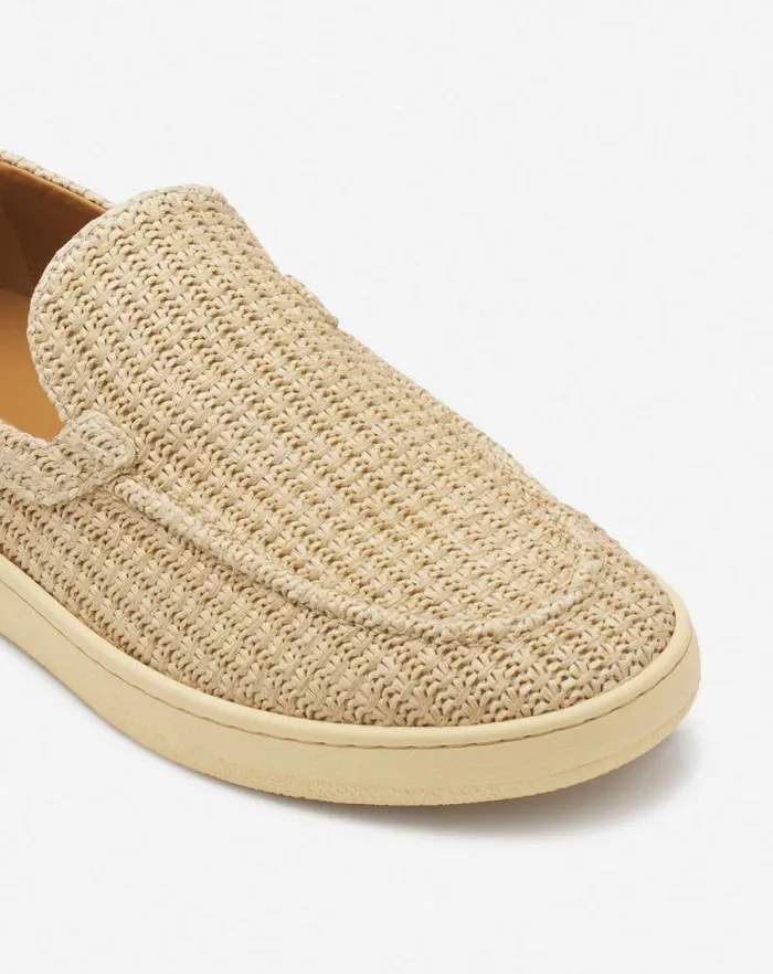 Men Lanvin Loafers and Derbies Cruiser Raffia Moccasins Natural Men Lanvin Loafers and Derbies Cruiser Raffia Moccasins Natural