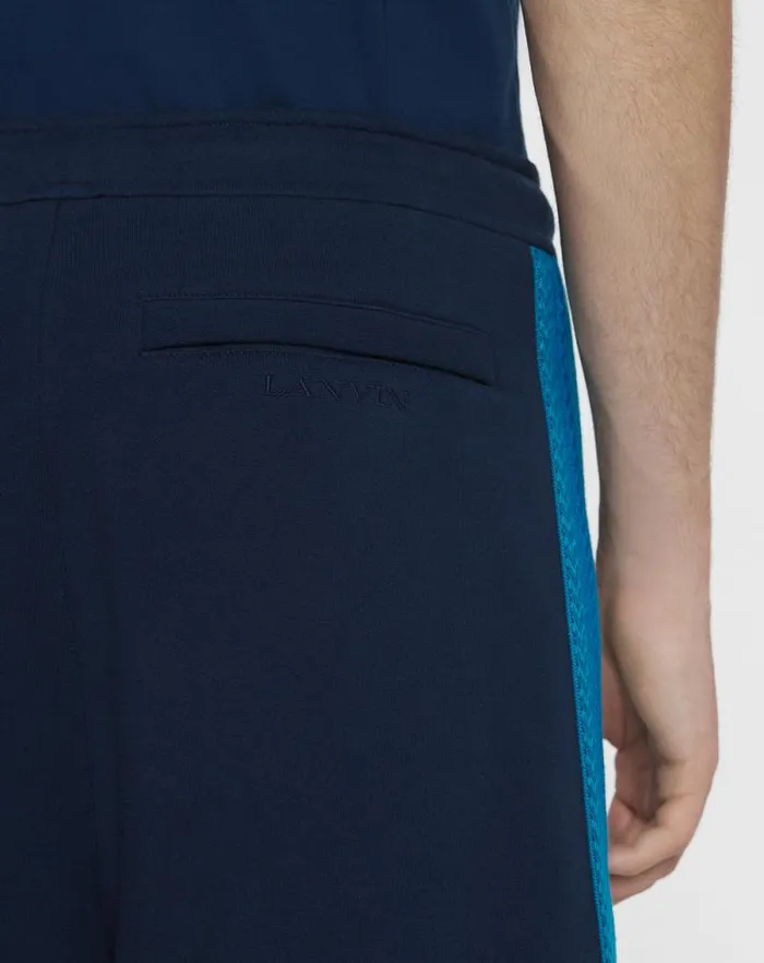 Men Lanvin Pants and Shorts Curb Side Shorts Petrol Blue Men Lanvin Pants and Shorts Curb Side Shorts Petrol Blue
