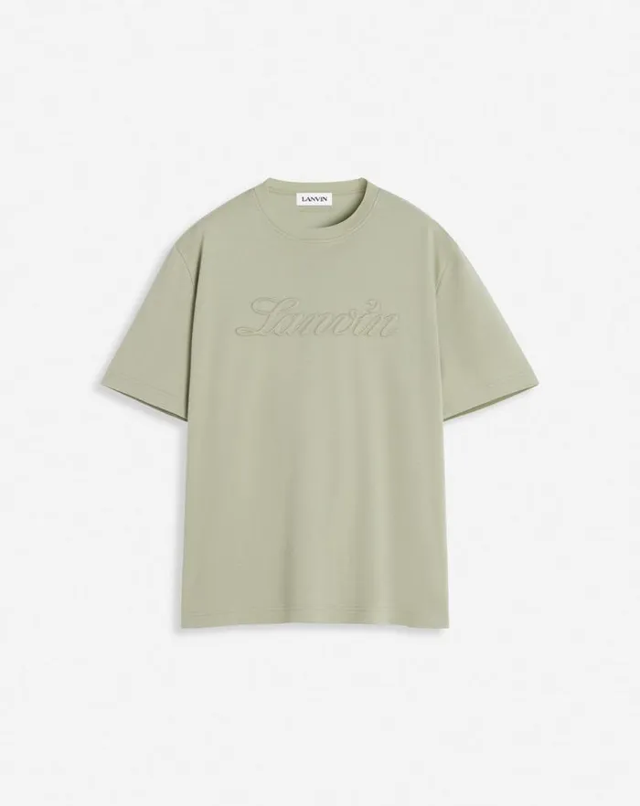 Men Lanvin Tshirts and Polos Debossed Lanvin Tshirt Lin