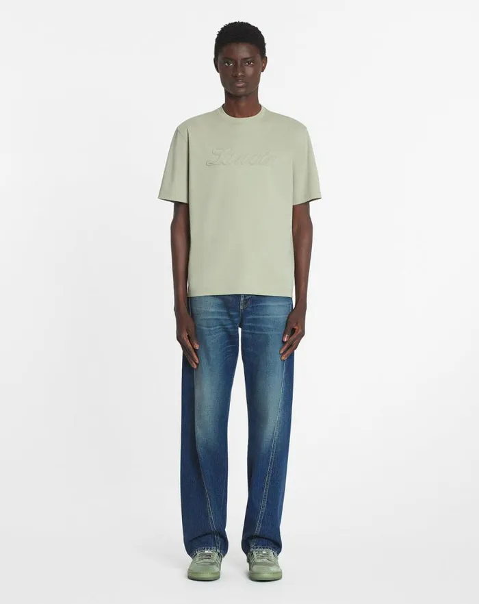 Men Lanvin Tshirts and Polos Debossed Lanvin Tshirt Lin Men Lanvin Tshirts and Polos Debossed Lanvin Tshirt Lin