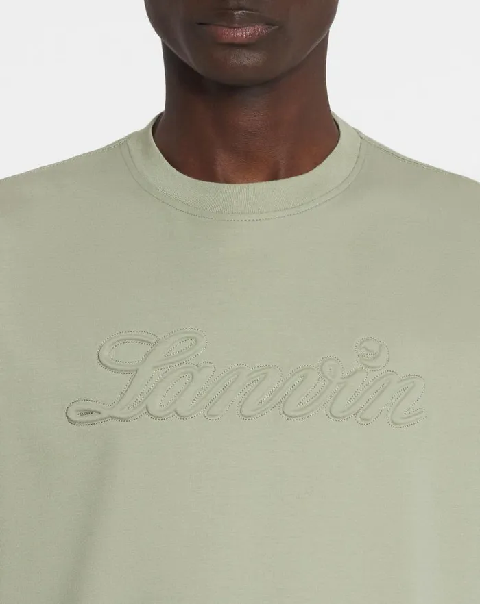 Men Lanvin Tshirts and Polos Debossed Lanvin Tshirt Lin Men Lanvin Tshirts and Polos Debossed Lanvin Tshirt Lin