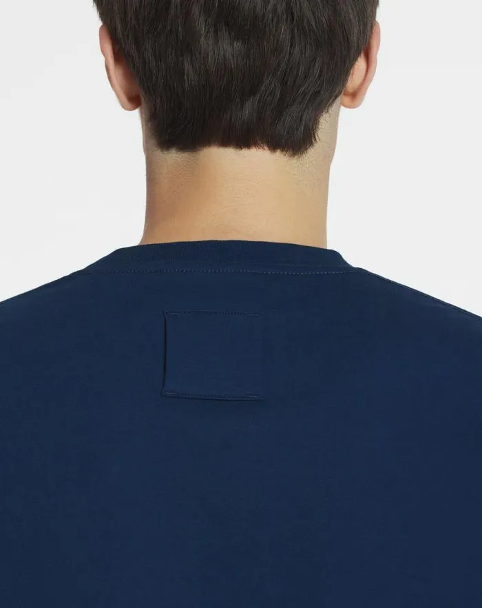 Men Lanvin Tshirts and Polos Lanvin Curb Lace Tshirt Petrol Blue Men Lanvin Tshirts and Polos Lanvin Curb Lace Tshirt Petrol Blue