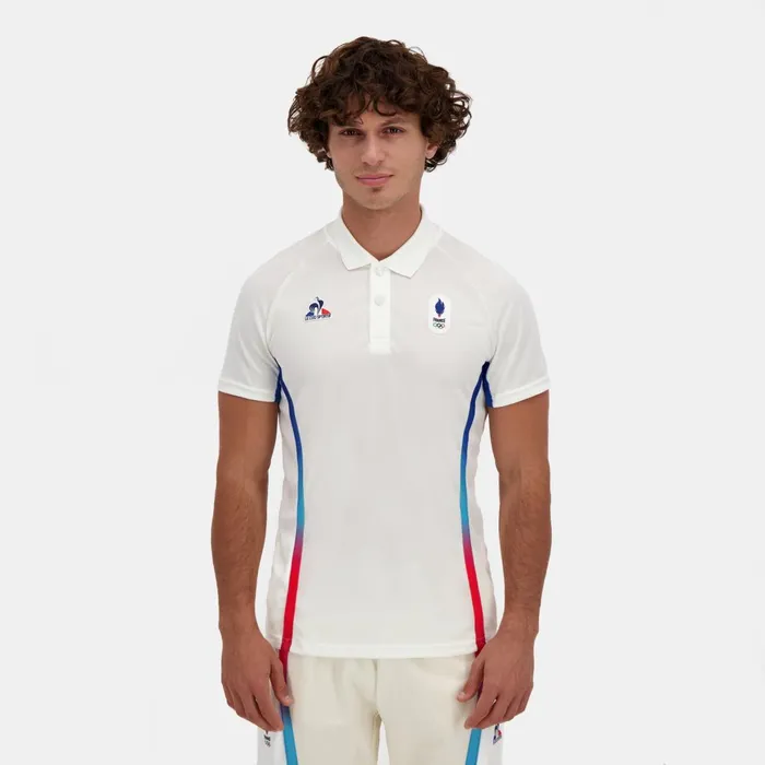 Men Le Coq Sportif Polos Shirts France039s Olympic Team Polo Shirt