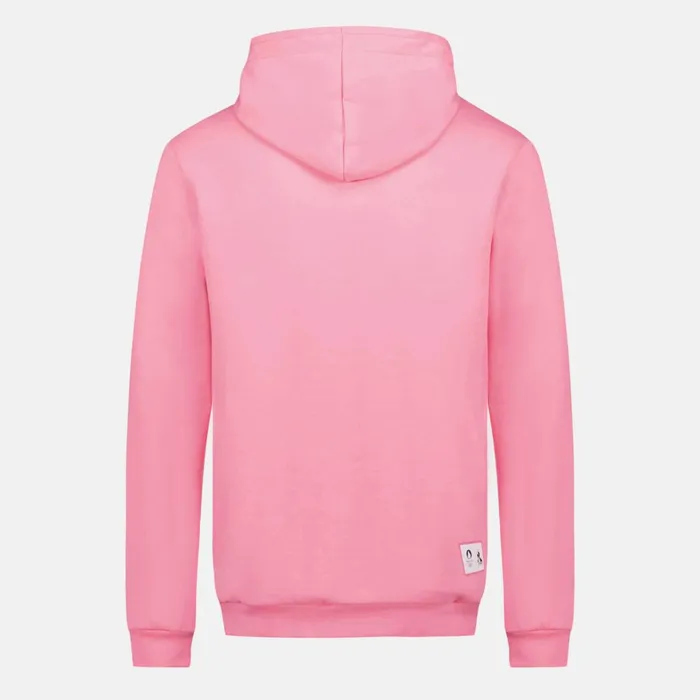 Men Le Coq Sportif Sweatshirts Paris 2024 Hoodie Pink Carnation