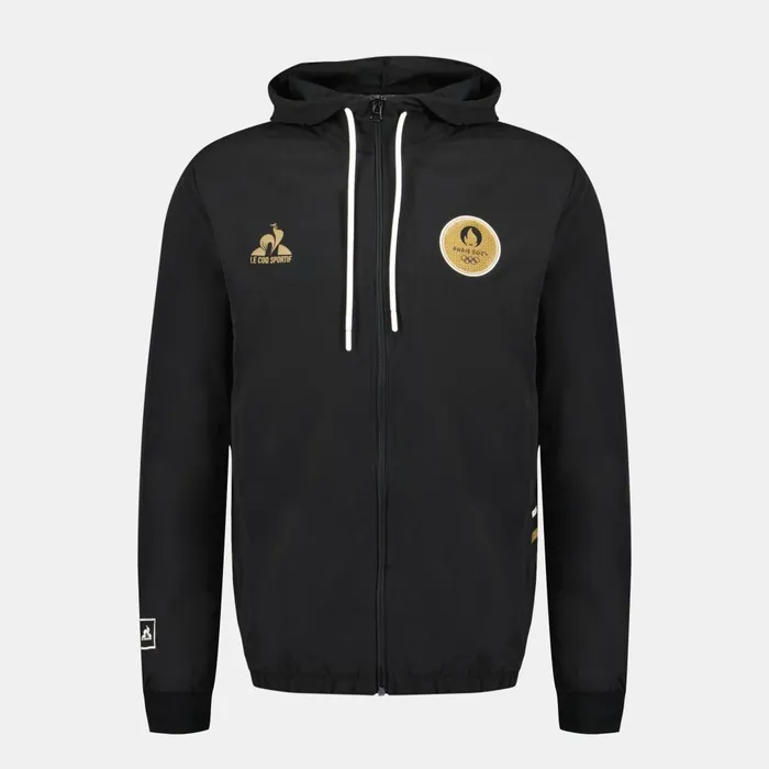 Men Le Coq Sportif Sweatshirts Paris 2024 ZipUp Hoodie