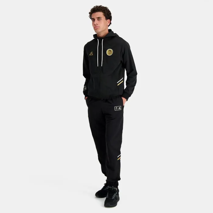 Men Le Coq Sportif Sweatshirts Paris 2024 ZipUp Hoodie