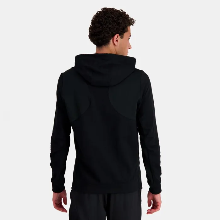 Men Le Coq Sportif Sweatshirts Training Performance Hoodie Black