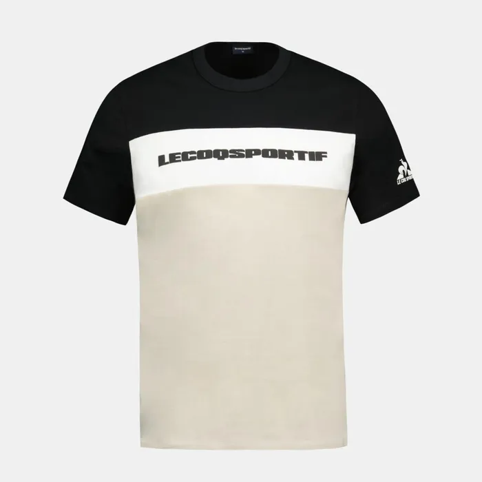 Men Le Coq Sportif Tshirts And Tops Contemporain Tshirt Homme Blackpeyote