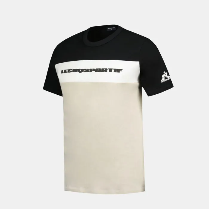 Men Le Coq Sportif Tshirts And Tops Contemporain Tshirt Homme Blackpeyote