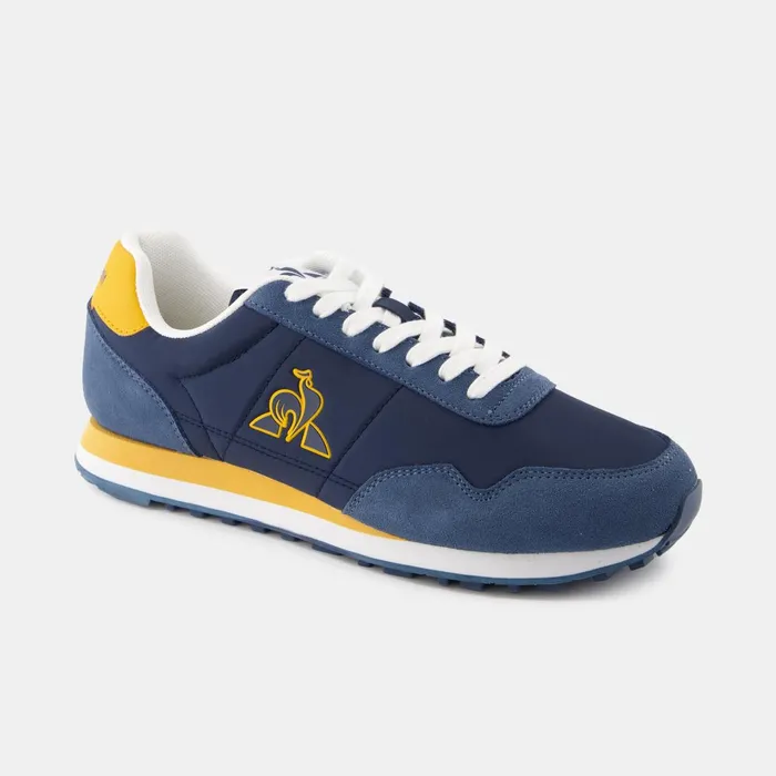 Men Le Coq Sportif Trainers And Sneakers Shoes ASTRA2 Pageant Bluegolden Orange
