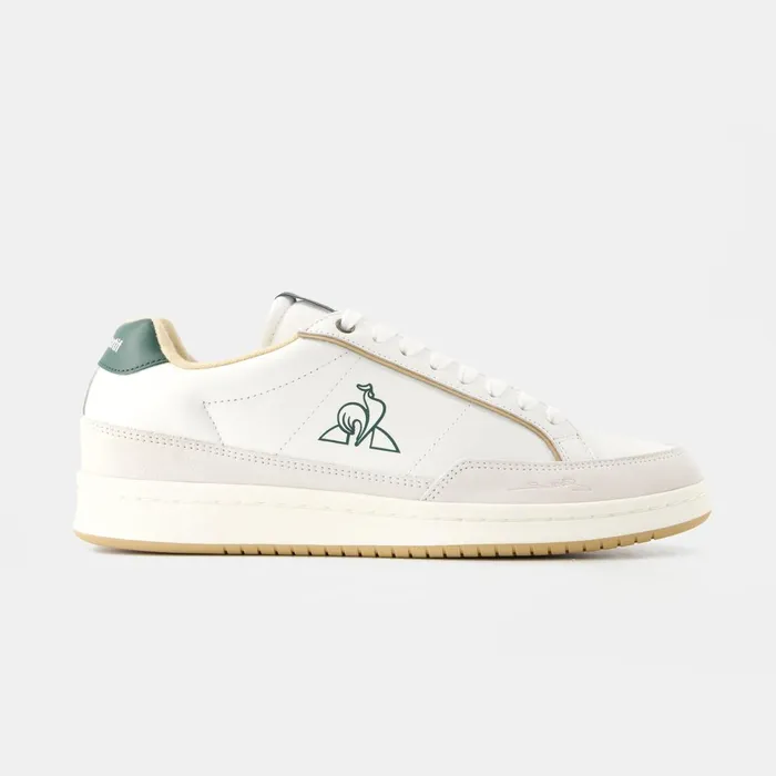 Men Le Coq Sportif Trainers And Sneakers Shoes NOAH2 Optical White Trekking Green Men Le Coq Sportif Trainers And Sneakers Shoes NOAH2 Optical White Trekking Green