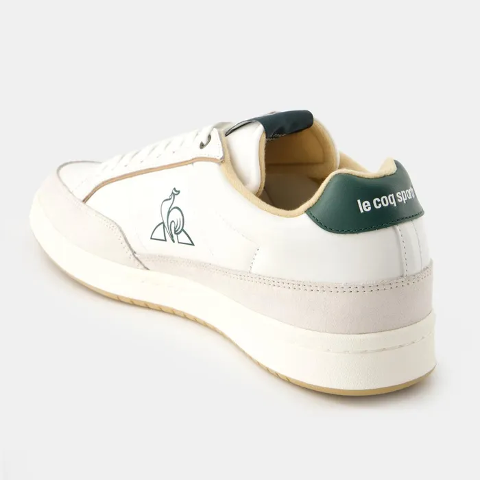 Men Le Coq Sportif Trainers And Sneakers Shoes NOAH2 Optical White Trekking Green Men Le Coq Sportif Trainers And Sneakers Shoes NOAH2 Optical White Trekking Green