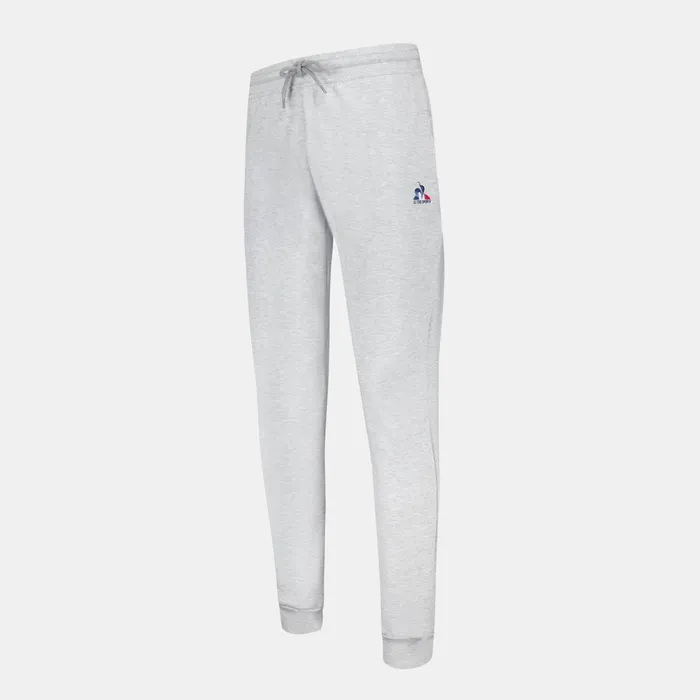 Men Le Coq Sportif Trousers And Joggers Essentiels Pantalon Regular Gris Chin Clair Homme
