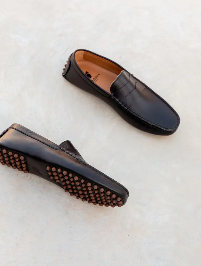 Men Loafers Bobbies Lewis Intense Black