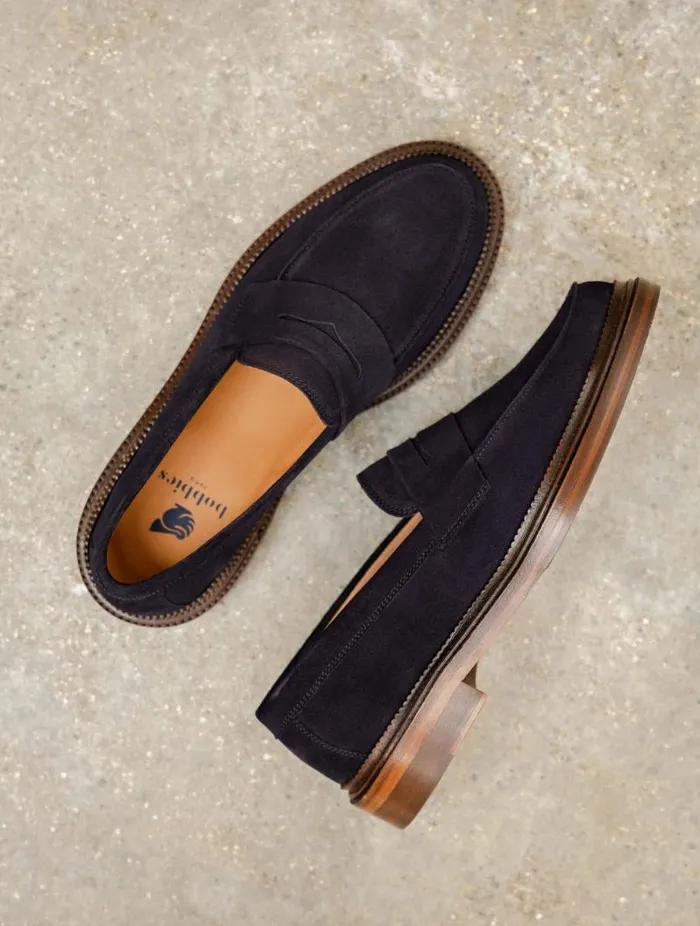 Men Loafers Bobbies Mark Navy Men Loafers Bobbies Mark Navy
