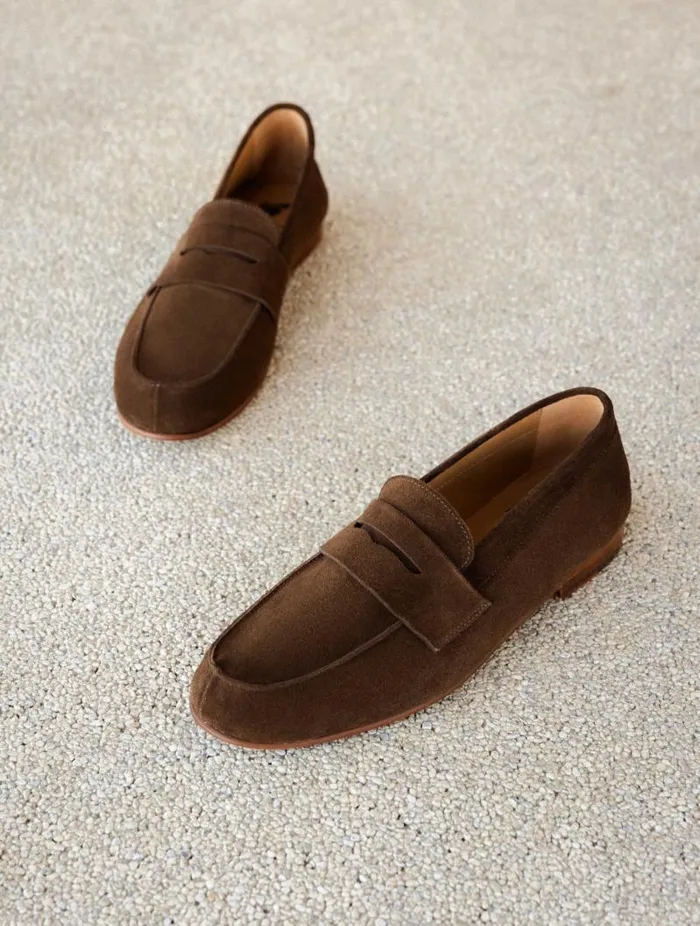 Men Loafers Bobbies Stanley Rockies Brown