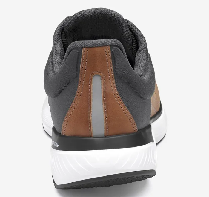 Men Miles UThroat Tan Full Grain JohnstonandMurphy LaceUps