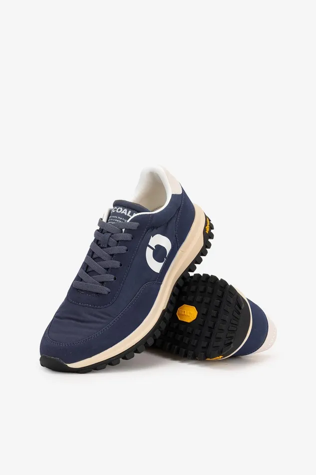 Men Navy Blue Feroe Trainers Ecoalf Sneakers