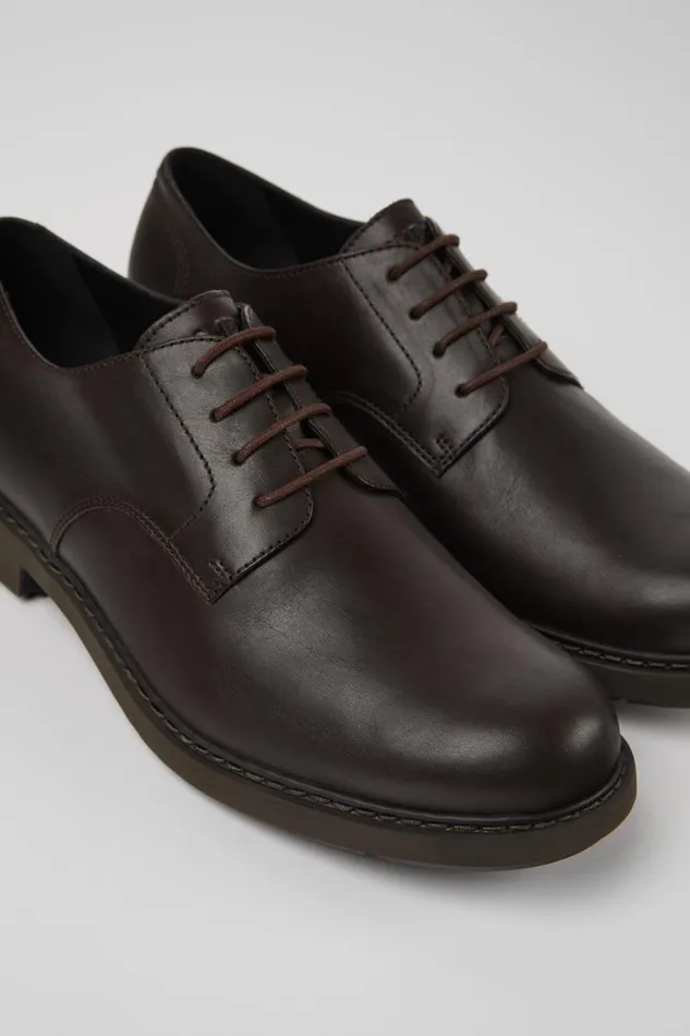 Men Neuman Classic Brown Shoe Camper Formal Shoes