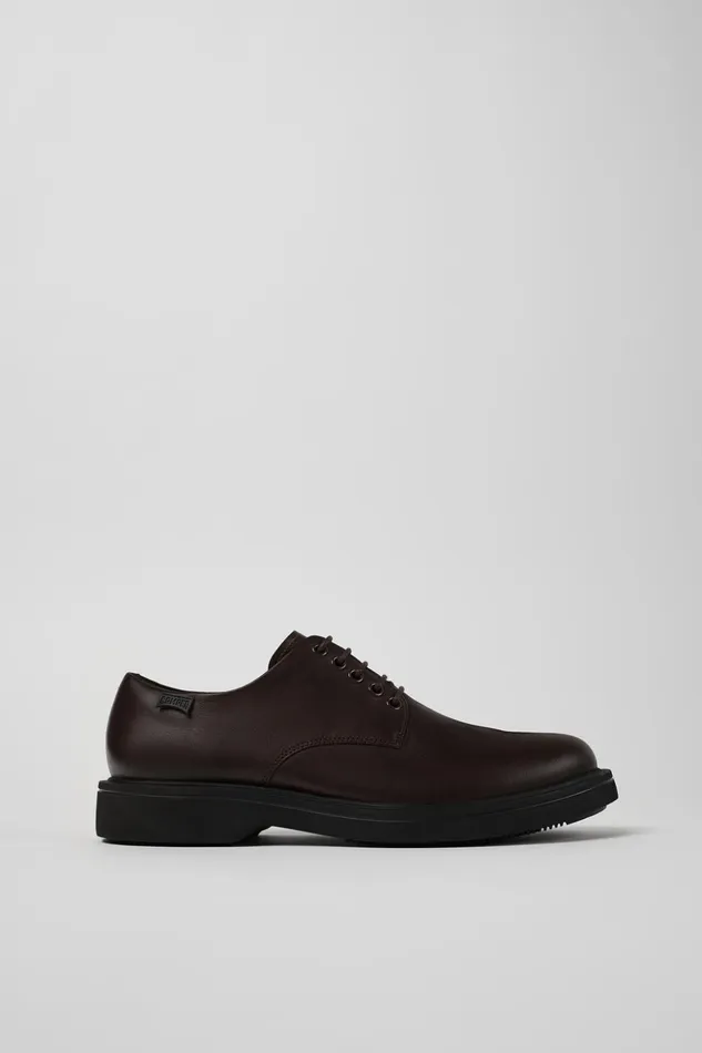 Men Norman Brown Leather Shoes Camper Formal Shoes Men Norman Brown Leather Shoes Camper Formal Shoes