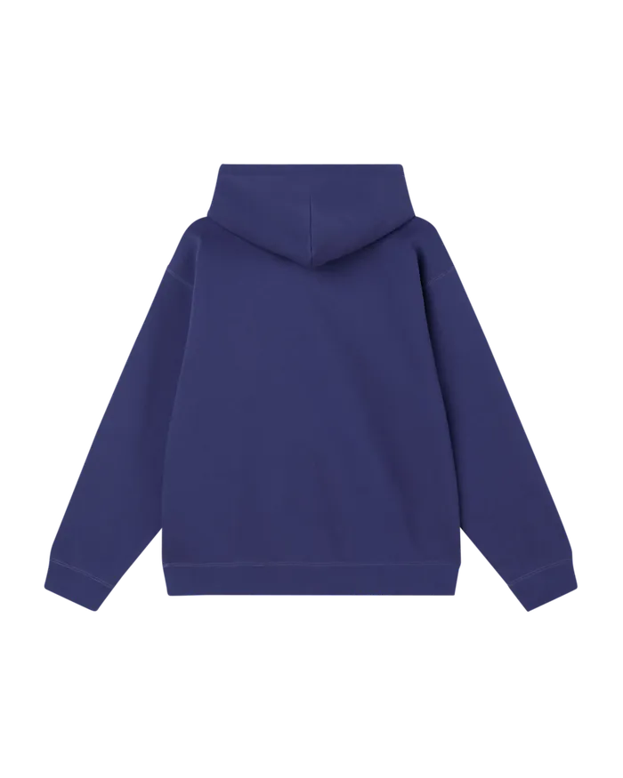 Men OBEY Clothing EST WORKS BOLD PULLOVER Skipper Blue SWEATSHIRTS