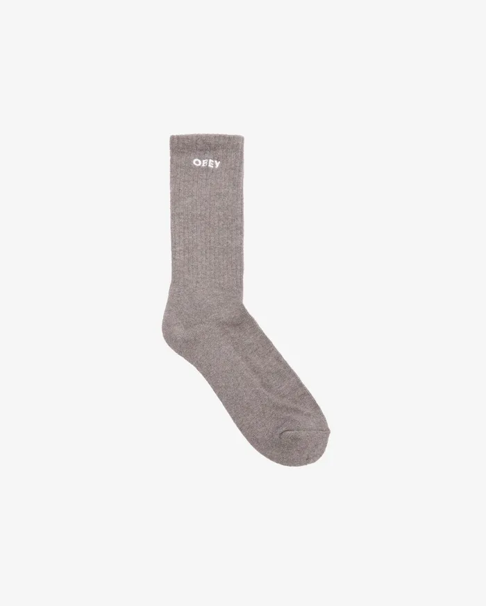 Men OBEY Clothing OBEY BOLD SOCKS Ash Grey ACCESSORIES