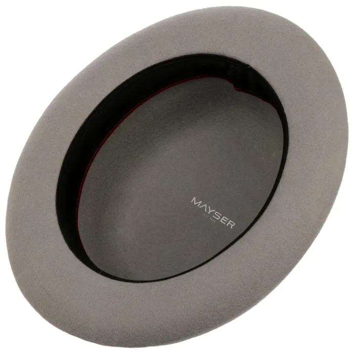 Men Occassion Hats Mayser Wolga Grey Melon Light Gray Men Occassion Hats Mayser Wolga Grey Melon Light Gray