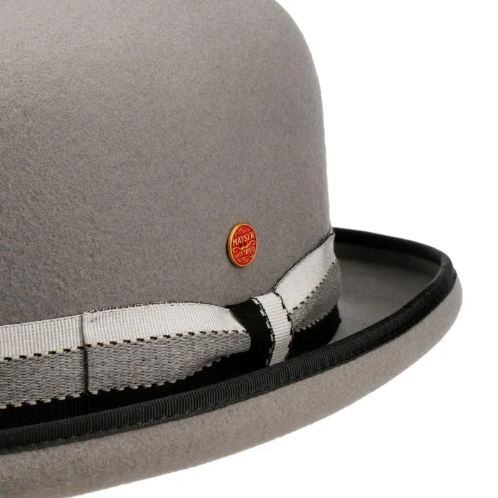 Men Occassion Hats Mayser Wolga Grey Melon Light Gray Men Occassion Hats Mayser Wolga Grey Melon Light Gray