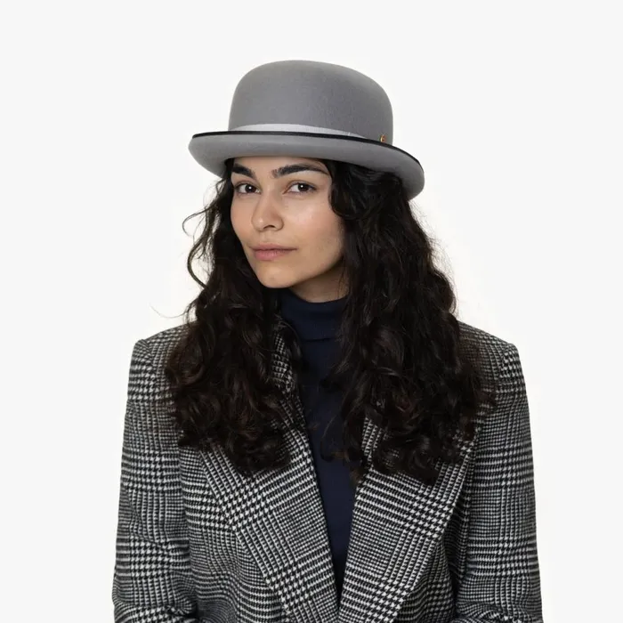 Men Occassion Hats Mayser Wolga Grey Melon Light Gray Men Occassion Hats Mayser Wolga Grey Melon Light Gray