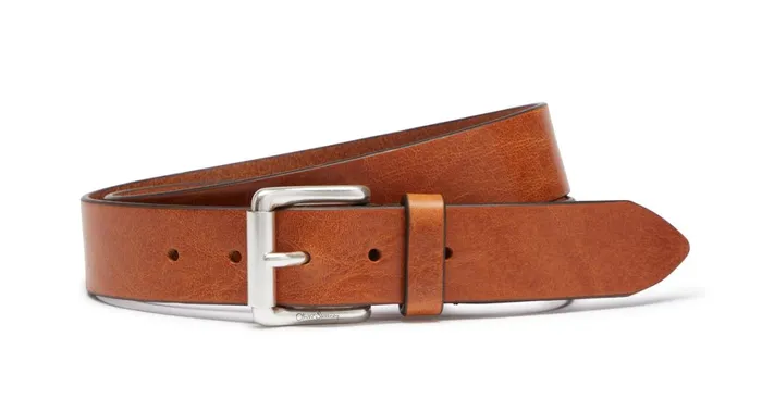 Men Oliver Sweeney Belts Garda Cognac