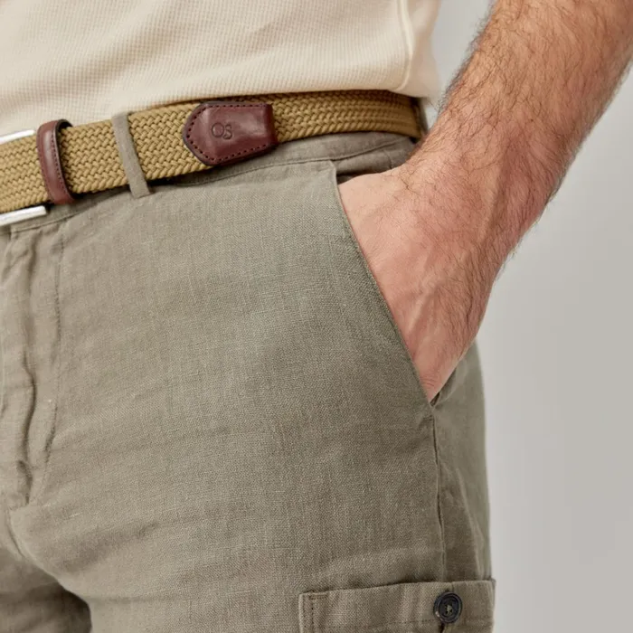 Men Oliver Sweeney Shorts Evesham Khaki