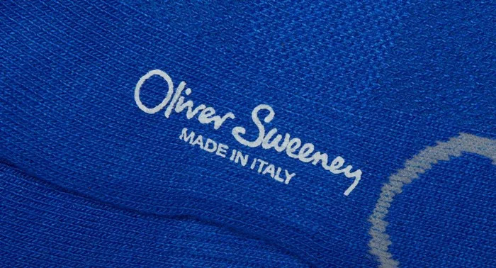 Men Oliver Sweeney Socks Breno Cobalt Men Oliver Sweeney Socks Breno Cobalt