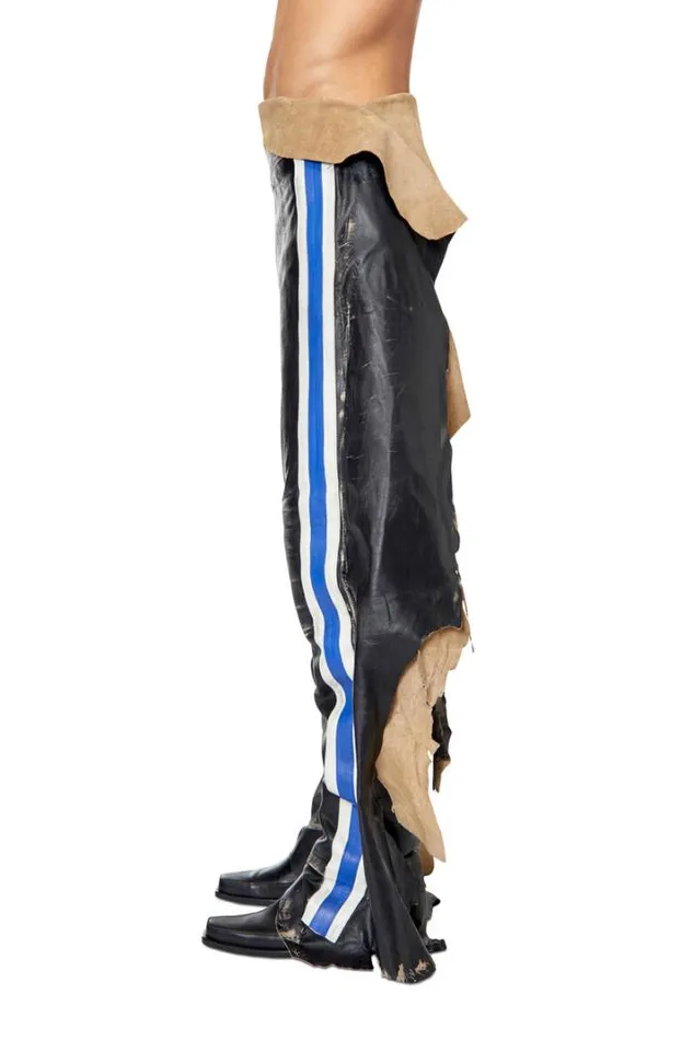 Men PHilos Black Diesel Trousers And Shorts Men PHilos Black Diesel Trousers And Shorts