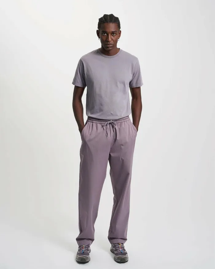 Men Pants Colorful Standard Organic Twill Pants Storm Grey