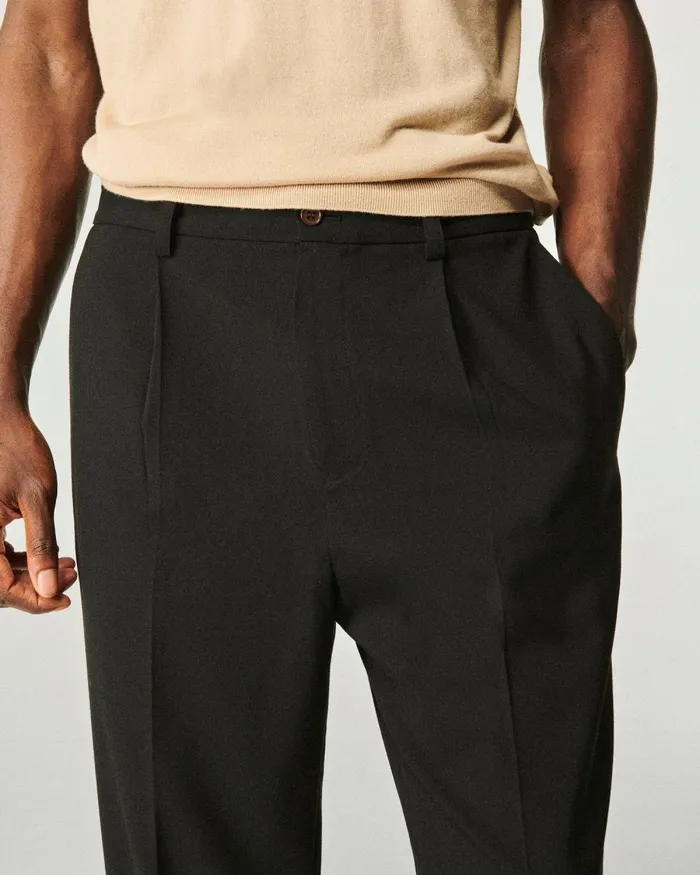 Men Pants From Future Tailoring Straight Pants Black