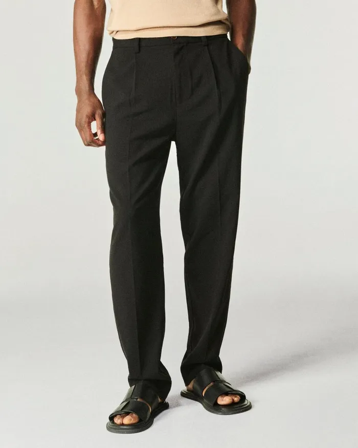 Men Pants From Future Tailoring Straight Pants Black