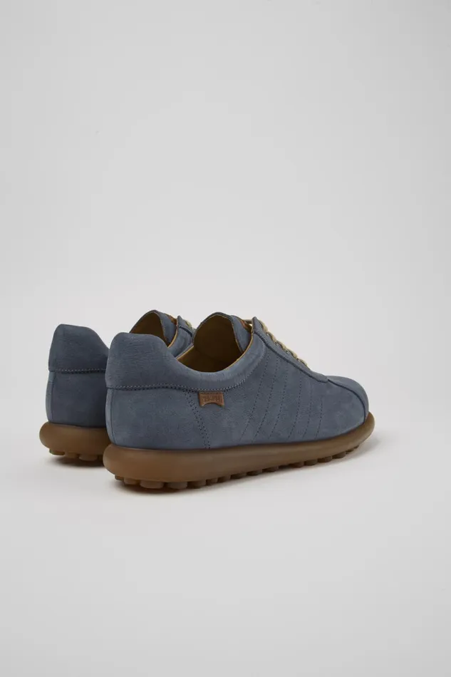Men Pelotas Blue Nubuck Oxford Sneaker Camper Casual Shoes